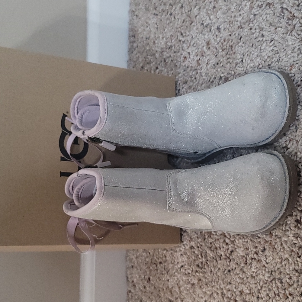 Ugg Corene Metallic Boots size 10